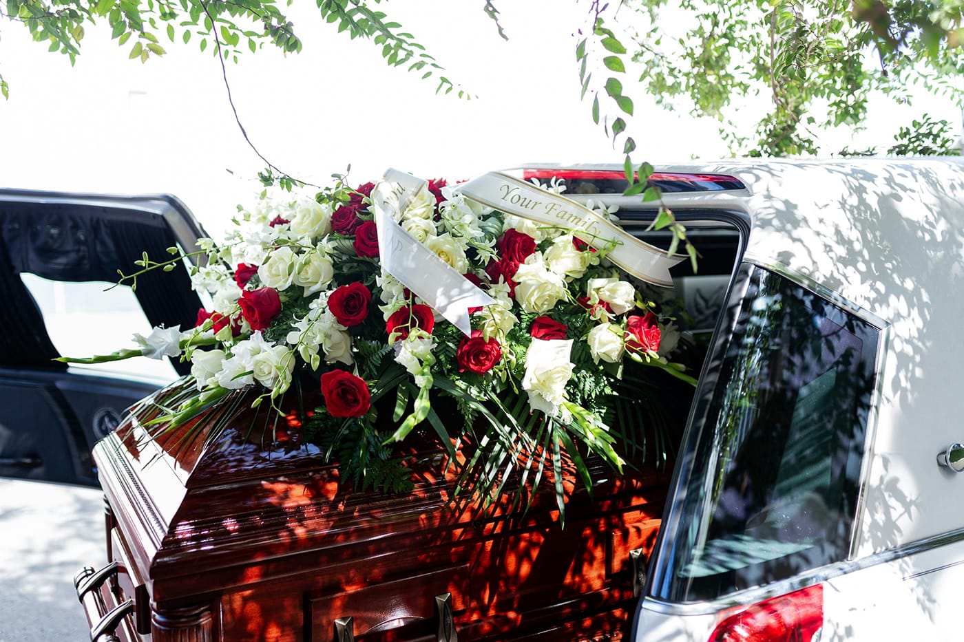 funeral coffin sprays