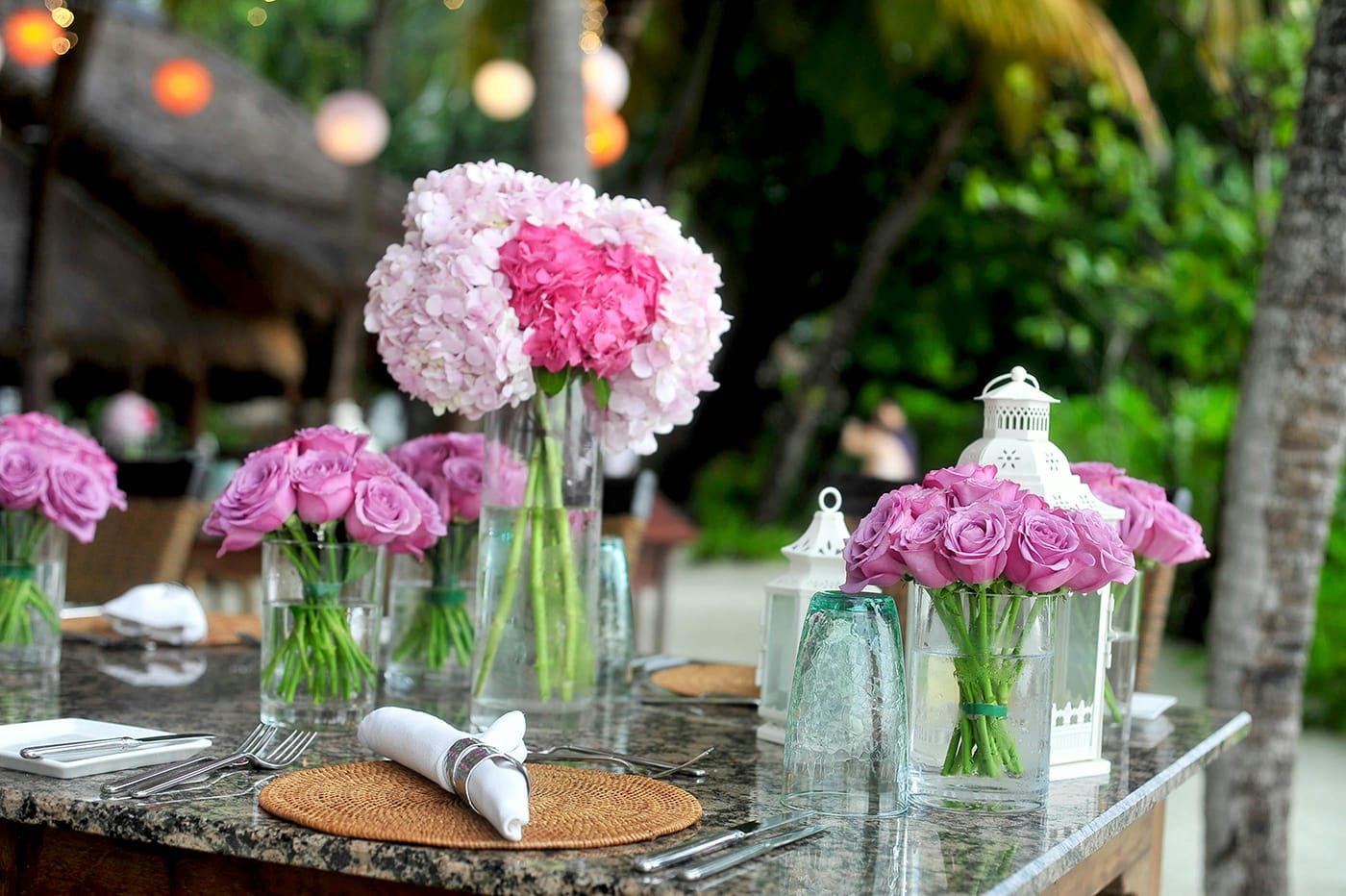 wedding entry way floral arrangement