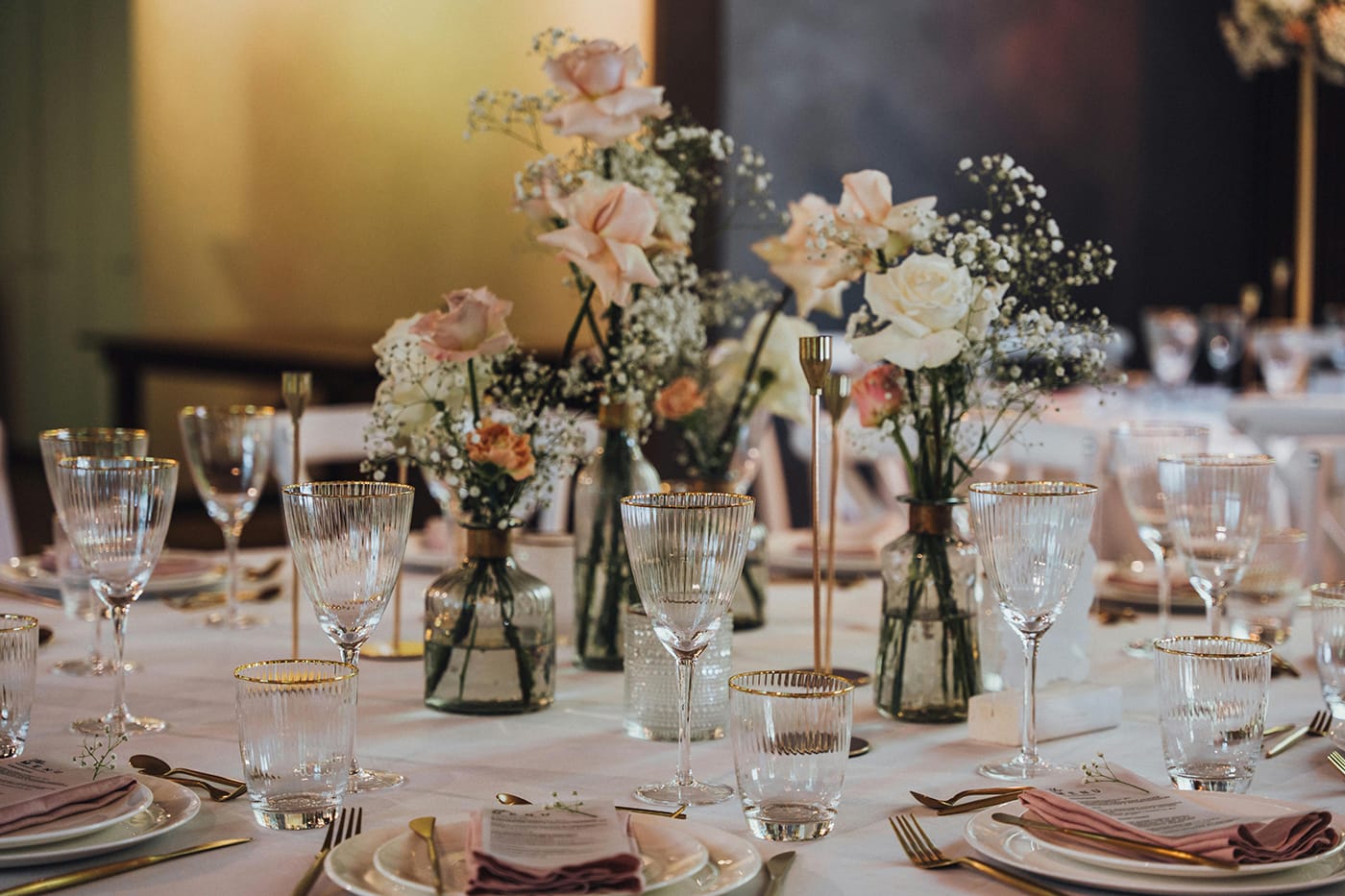 corporate reception vases